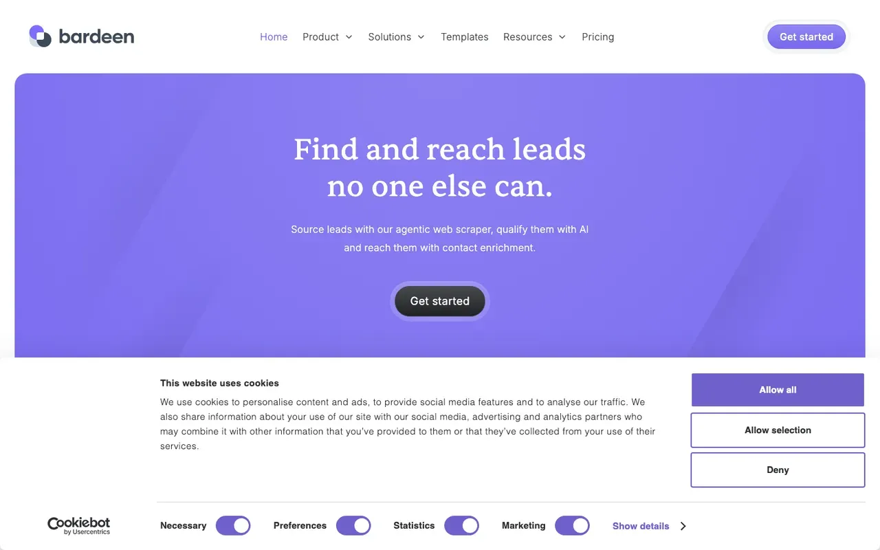 Bardeen homepage