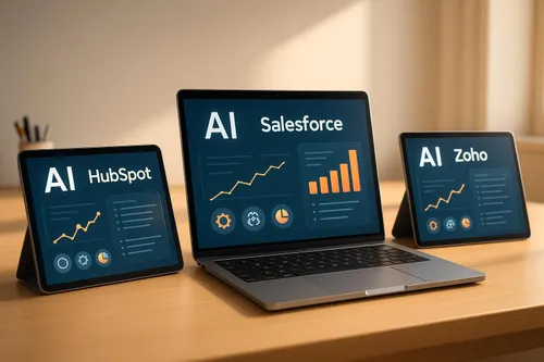 Best CRM for AI Automation. Hubspot vs Salesforce vs Zoho