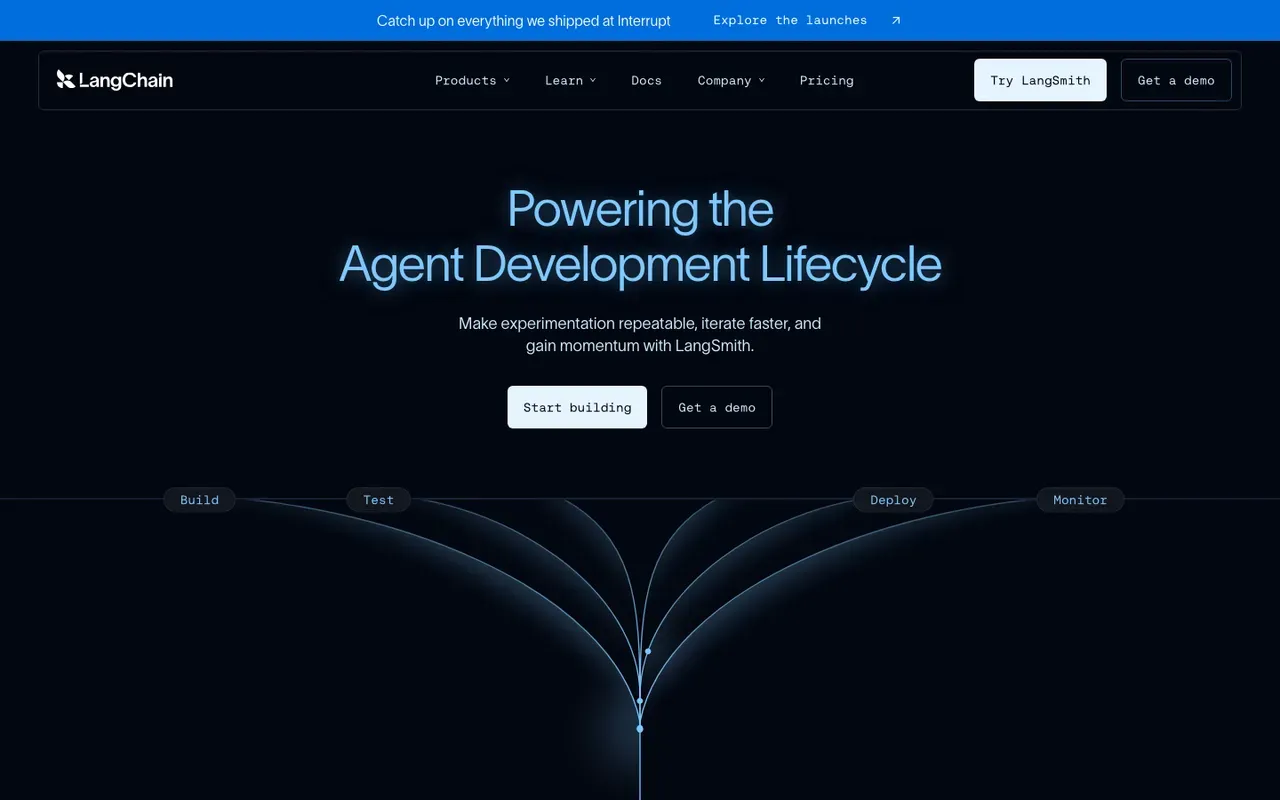 LangChain homepage