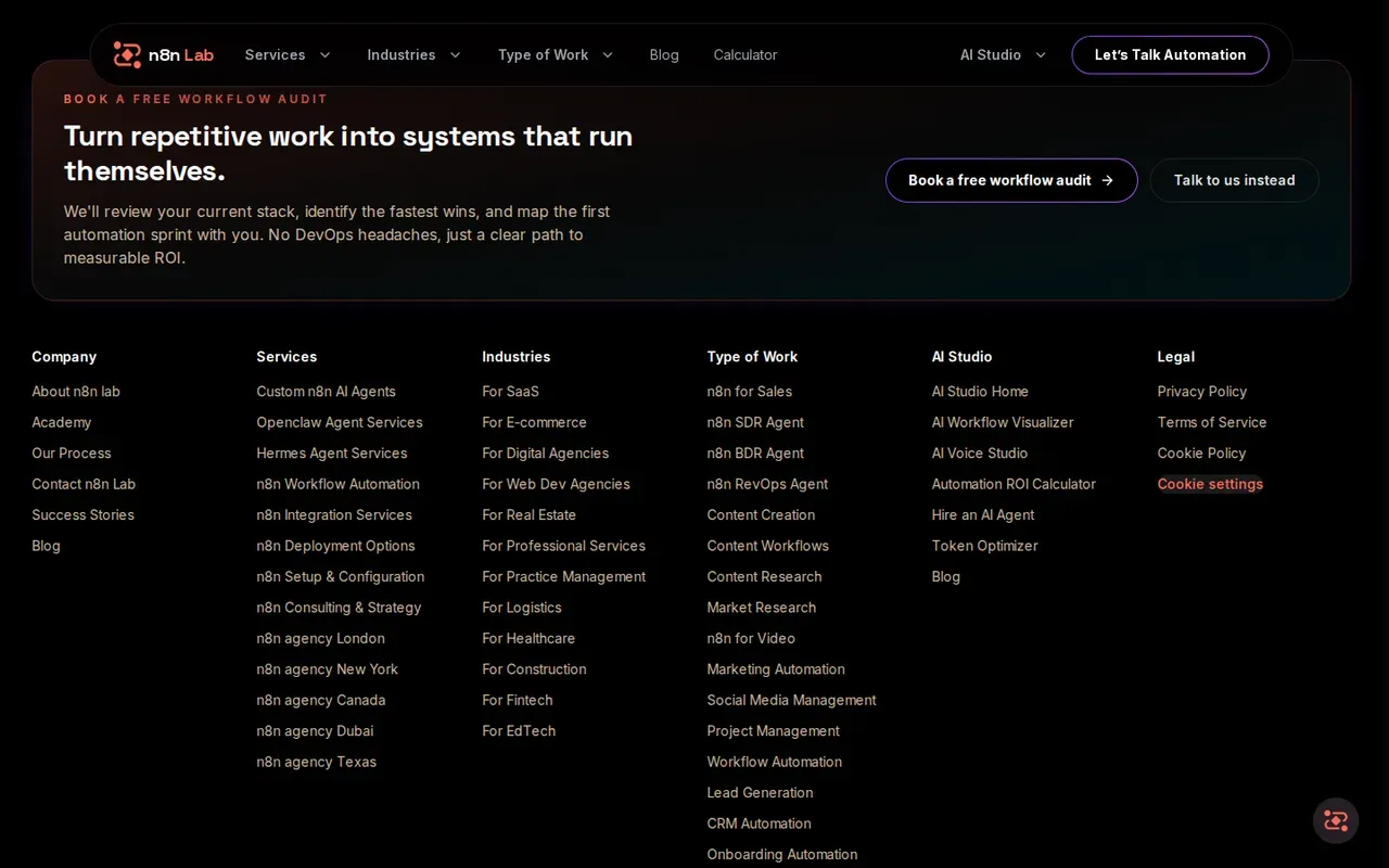 N8N Lab homepage