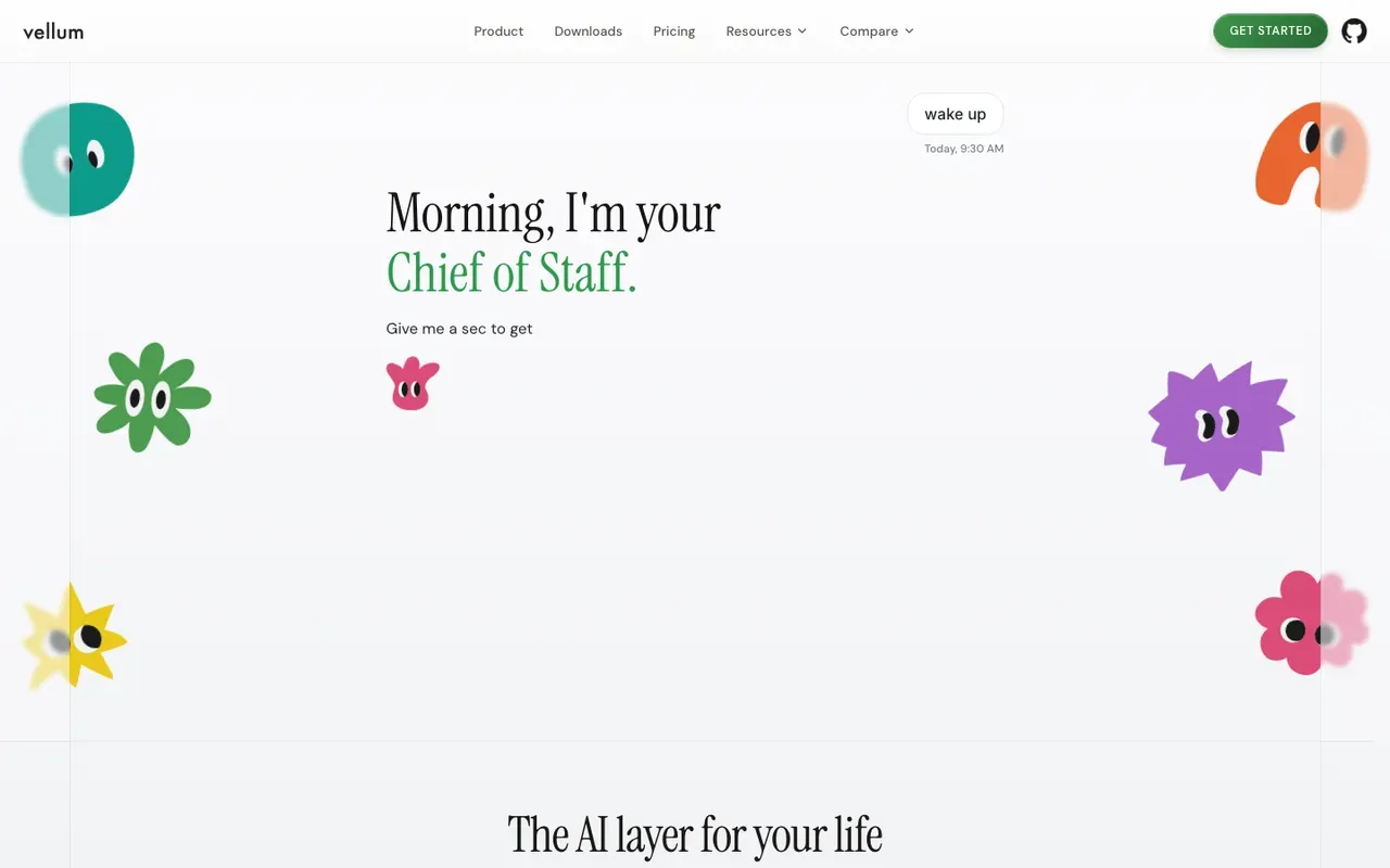 Vellum homepage